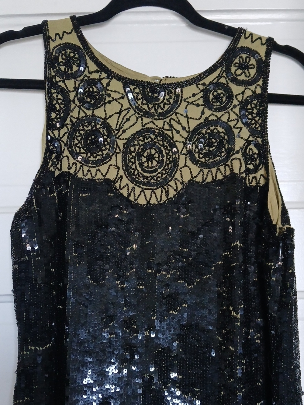 Vintage 80's Liu.jo Dress Art Wear Embellished Sequins Regency Gothic Wedding